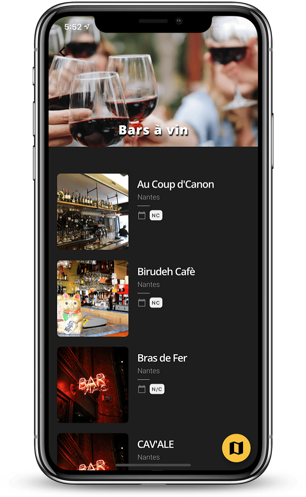 Catégories de bars, vin, bière, pub irlandais